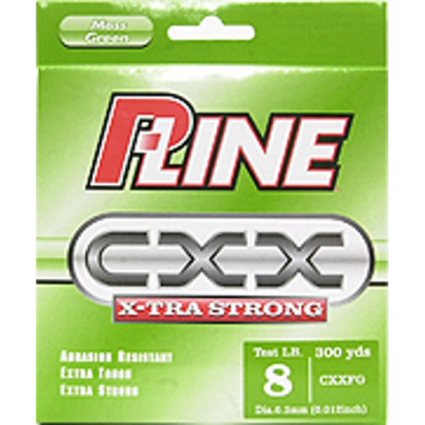 P-Line CXX X-tra Strong 8lb Test Moss Green