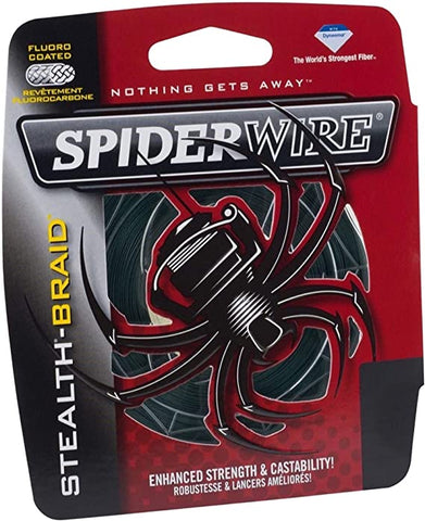 SpiderWire Stealth Braid Fishing Line 30Lb 125Yd Moss Green