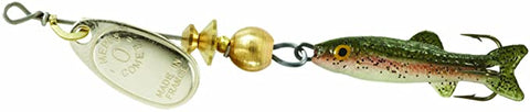 Mepps Comet - Mino, Silver-Rainbow Trout 1/9oz C0M S-RBT