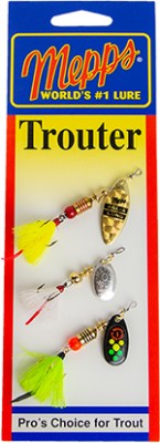 Mepps Trouter Spinner Pak - Dressed Treble Hook Assortment - STA