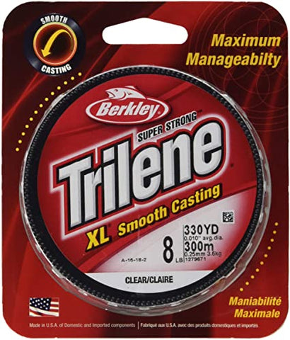 Berkley Trilene XL Smooth Casting Clear Size 8 330YD