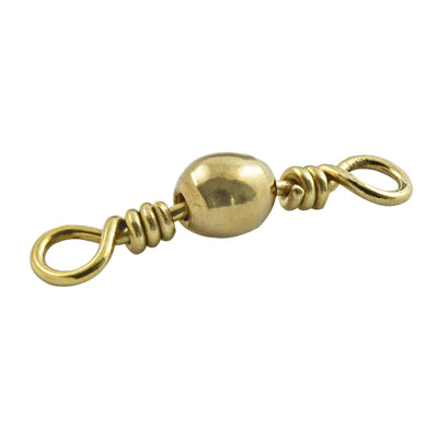 South Bend Brass Barrel Swivels 4pk Size 1/0