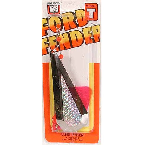 Luhr Jensen Ford Fender Model T Lake Troll 15" Nickel Prism-Lite