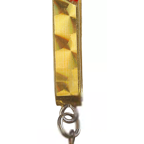 Luhr Jensen Super Duper Spoon, Brass/Gold Prism-Lite, 1 1/8"