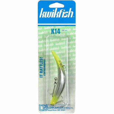Luhr Jensen Kwikfish K14 Rattle Trolling Lure 4 1/4" Double Trouble