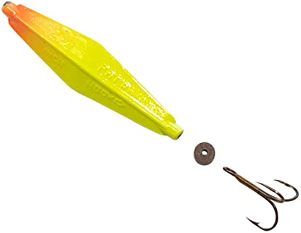 Buzz Bomb Jigs Yellow/Red 2.5"