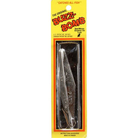 Buzz Bomb Jigs Chrome 4" Wide
