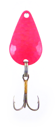 Double X Tackle Steelhead Spoon Extra Heavy Solid Hot Pink Nickel Back 1/2oz