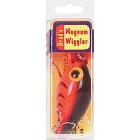 Brad's WeenWigglers Crank Bait, Red/Black Herringbone