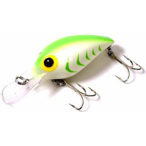 Brad's Wigglers Crank Bait, Luminous/Green Herringbone