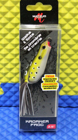 Matzuo America MZCFV2-M28 Crankbait Mz 2.5" Kroak Frog Allstar, Soft Baits
