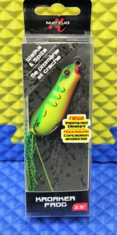 Matzuo America MZCFV2-28C Crankbait Mz 2.5" Kroaker Frog Allstar, Soft Baits