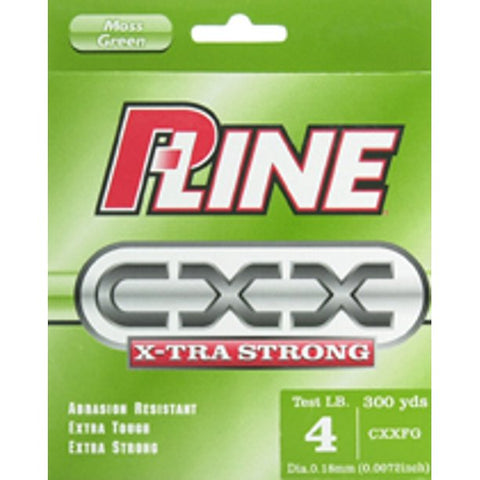 P-Line CXX X-tra Strong 4lb Test Moss Green