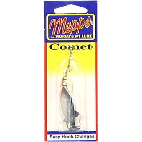 Mepps Comet Shad Mino Inline Spinner, Silver Blade, 1/6 oz C1M S