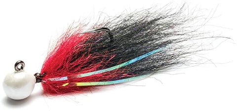 Mustad Addicted Tailout Twitcher Jig .50 oz - Pearl-Anadro Red-Mystic Black