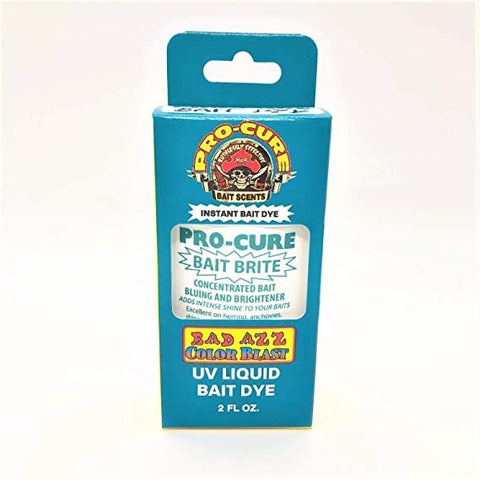 Pro-Cure Bait Brite Liquid, 2 Ounce UV Liquid Bait Dye