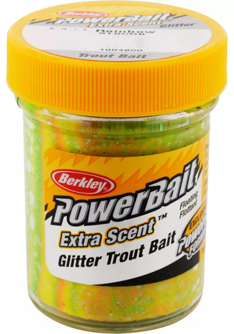 Berkley PowerBait Glitter Trout Bait Rainbow 1.75oz