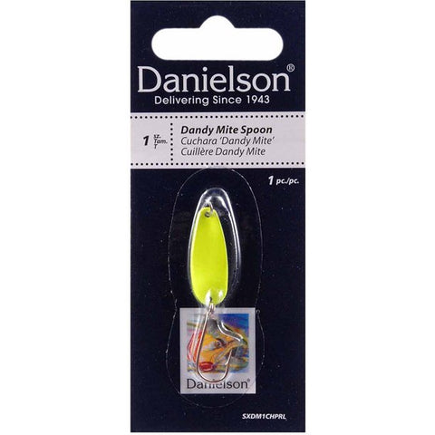 Dandy Trout Spoon Chartreuse Size 1