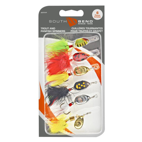 South Bend Trout & Panfish Spinners, 6-Pack, Spinnerbaits