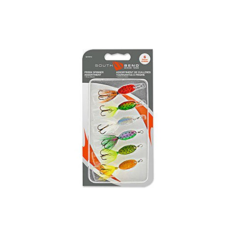 South Bend Prism Spinner Assortment, 6-Pack