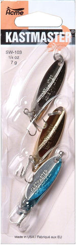 Acme Kastmaster Lure, Assorted, 1/4oz