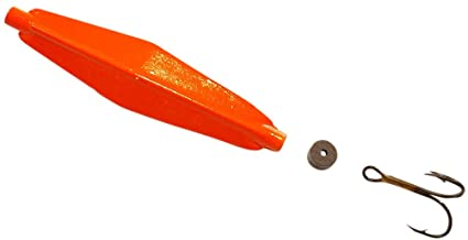 Buzz Bomb Jigs Fire Orange 2.5"