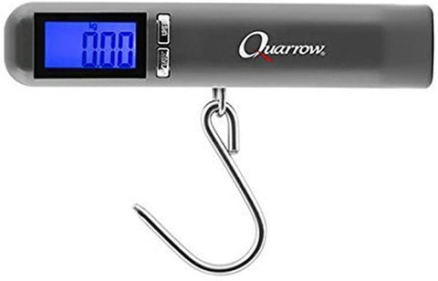 Quarrow Digital Fishing Scales | Ergonomic Water Resistant Scales Designed for One-Handed Use | Backlit Digital Screen