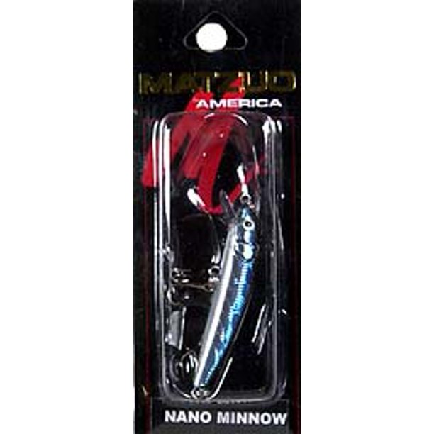 Matzuo Nano Minnow Chrome Blue 1/8oz | GreenRiverLures