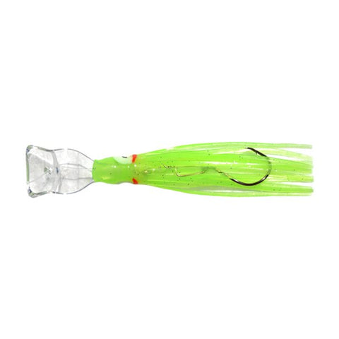 Mack's 40582 Lure Wiggle Hoochie 4.5 In. Lime Light, Spinnerbaits